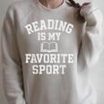 Book Lover Reading For Teachers Students Librarians Raglan Sleeve Sweatshirt Heather Forest