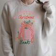 Book Lover All I Really Want For Christmas Is More Books Raglan Sleeve Sweatshirt Heather Forest