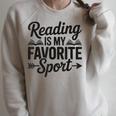 Book Lover Saying Humor Reading Is My Favorite Sport Raglan Sleeve Sweatshirt Heather Forest Book Lover Saying Humor Reading Is My Favorite Sport Raglan Sleeve Sweatshirt Heather Forest