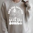 Book Lovers Ban The Fascists Save The Books Book Lovers Raglan Sleeve Sweatshirt Heather Forest Book Lovers Ban The Fascists Save The Books Book Lovers Raglan Sleeve Sweatshirt Heather Forest