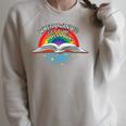 Book Lover's Vacation I Love To Read Raglan Sleeve Sweatshirt Heather Forest
