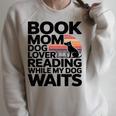 Book Mom Dog Lover Reading While My Dog Waits Premium Tri-Blend Raglan Sleeve Sweatshirt Heather Forest Book Mom Dog Lover Reading While My Dog Waits Premium Tri-Blend Raglan Sleeve Sweatshirt Heather Forest
