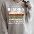 Book Nerd Librarian Bibliophile Library Reading Raglan Sleeve Sweatshirt Heather Forest