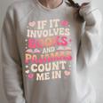 Book Pajamas For Women If It Involves Books And Pajamas Premium Tri-Blend Raglan Sleeve Sweatshirt Heather Forest