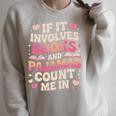 Book Pajamas For Women If It Involves Books And Pajamas Raglan Sleeve Sweatshirt Heather Forest