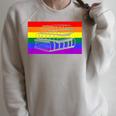 Book Read Literary Gay Pride Flag Rainbow LGBTQ Queer Raglan Sleeve Sweatshirt Heather Forest