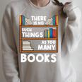 Book Reader Reading Lover Raglan Sleeve Sweatshirt Heather Forest