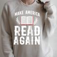 Book Reading Make America Read Again Raglan Baseball Tee Raglan Sleeve Sweatshirt Heather Forest Book Reading Make America Read Again Raglan Baseball Tee Raglan Sleeve Sweatshirt Heather Forest