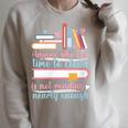 Book Reading Anyone Has Time To Clean Not Reading Enough Raglan Sleeve Sweatshirt Heather Forest