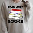 Book Reading Books Librarian Read More Books Raglan Sleeve Sweatshirt Heather Forest