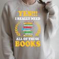 Book Reading Books Library Reading Rat Bookworm Raglan Sleeve Sweatshirt Heather Forest