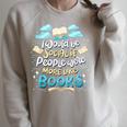 Book Reading Lover Quote I Would Be Social Reader Raglan Sleeve Sweatshirt Heather Forest Book Reading Lover Quote I Would Be Social Reader Raglan Sleeve Sweatshirt Heather Forest