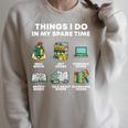 Book Reading Reviewing Books Free Time Bookworm Bookish Raglan Sleeve Sweatshirt Heather Forest
