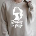 Book Reading Reading Is Sexy Raglan Baseball Tee Raglan Sleeve Sweatshirt Heather Forest