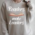 Book Reading Teacher Librarian Reader Raglan Sleeve Sweatshirt Heather Forest