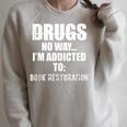 Book Restoration Raglan Sleeve Sweatshirt Heather Forest