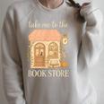 Take Me To The Book Store Cozy Bookshop Cat Aesthetic Raglan Sleeve Sweatshirt Heather Forest Take Me To The Book Store Cozy Bookshop Cat Aesthetic Raglan Sleeve Sweatshirt Heather Forest