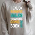 Book Stuff Book Lovers Comic Book Raglan Sleeve Sweatshirt Heather Forest