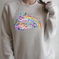 Book Is A World That Only Exists On Paper Raglan Sleeve Sweatshirt Heather Forest