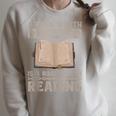 Book Worth Banning Is A Book Worth Reading Readers Raglan Sleeve Sweatshirt Heather Forest