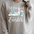 All Booked For Easter Librarian Core Book Reader Author Raglan Sleeve Sweatshirt Heather Forest All Booked For Easter Librarian Core Book Reader Author Raglan Sleeve Sweatshirt Heather Forest