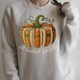 All Booked For Fall Book Pumpkin Reading Halloween Teacher Raglan Sleeve Sweatshirt Heather Forest
