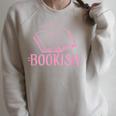 Bookish Book Reading Literary Advocate Teacher Librarian For Men Women Raglan Sleeve Sweatshirt Heather Forest