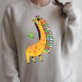 Books & Giraffe Raglan Sleeve Sweatshirt Heather Forest Books & Giraffe Raglan Sleeve Sweatshirt Heather Forest
