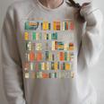 Books Graphic Art Art Books Raglan Sleeve Sweatshirt Heather Forest