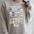 Books Of The Bible New Testament Christian Bible Reader Raglan Sleeve Sweatshirt Heather Forest