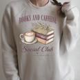 Books And Caffeine Social Club Book Readers Coffee Lovers Raglan Sleeve Sweatshirt Heather Forest Books And Caffeine Social Club Book Readers Coffee Lovers Raglan Sleeve Sweatshirt Heather Forest
