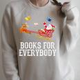 Books For Everybody Santa Christmas Book Lovers Book Readers Raglan Sleeve Sweatshirt Heather Forest Books For Everybody Santa Christmas Book Lovers Book Readers Raglan Sleeve Sweatshirt Heather Forest