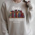 Books Help Introverts Avoid Conversation Raglan Sleeve Sweatshirt Heather Forest