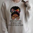 Books Lovers What Happens At Book Club Stays Black Women Raglan Sleeve Sweatshirt Heather Forest Books Lovers What Happens At Book Club Stays Black Women Raglan Sleeve Sweatshirt Heather Forest