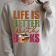 Books Novels Reading Shirt Life Is Better With Books Raglan Sleeve Sweatshirt Heather Forest Books Novels Reading Shirt Life Is Better With Books Raglan Sleeve Sweatshirt Heather Forest