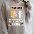 Books Reading Lovers Bookworm Librarian Book Nerd Read Raglan Sleeve Sweatshirt Heather Forest