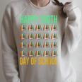 Books School Teacher Student Happy 100th Day Of School Raglan Sleeve Sweatshirt Heather Forest Books School Teacher Student Happy 100th Day Of School Raglan Sleeve Sweatshirt Heather Forest
