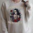 I Like My Books Spicy And My Coffee ICY Shirt Skeleton Raglan Sleeve Sweatshirt Heather Forest I Like My Books Spicy And My Coffee ICY Shirt Skeleton Raglan Sleeve Sweatshirt Heather Forest