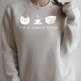 Books Tea Cat Raglan Sleeve Sweatshirt Heather Forest Books Tea Cat Raglan Sleeve Sweatshirt Heather Forest