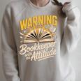 The Books Won't Balance Themselves Bookkeeper Bookkeeping Raglan Sleeve Sweatshirt Heather Forest