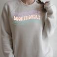 Booktrovert Groovy Read Books Avoid People & I Know Things Raglan Sleeve Sweatshirt Heather Forest Booktrovert Groovy Read Books Avoid People & I Know Things Raglan Sleeve Sweatshirt Heather Forest