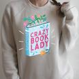 Bookworm Avid Reader Book Reading Nerd Crazy Book Lady Raglan Baseball Tee Raglan Sleeve Sweatshirt Heather Forest