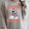 Bookworm For Book Lover Reading Librarian Raglan Sleeve Sweatshirt Heather Forest