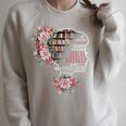 Bookworm Book Reader Book Nerd Book Reading Lover Raglan Sleeve Sweatshirt Heather Forest
