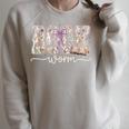 Bookworm Coquette Bow Floral Bookish Reading Book Lovers Raglan Sleeve Sweatshirt Heather Forest Bookworm Coquette Bow Floral Bookish Reading Book Lovers Raglan Sleeve Sweatshirt Heather Forest