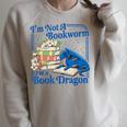 Bookworm I'm A Book Blue Dragon Fantasy Reader Bookish Raglan Sleeve Sweatshirt Heather Forest Bookworm I'm A Book Blue Dragon Fantasy Reader Bookish Raglan Sleeve Sweatshirt Heather Forest