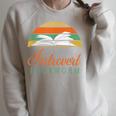 Bookworm Introvert Fun Book Lovers Reading Raglan Sleeve Sweatshirt Heather Forest
