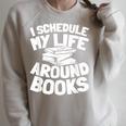 Bookworm Writer Literature Librarian Bibliophile Books Raglan Sleeve Sweatshirt Heather Forest