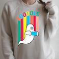 Booooks Boo Books Halloween Librarian Reading Lover Bookworm Raglan Sleeve Sweatshirt Heather Forest