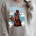 Booooks Cat Reading Book Ghosts Halloween Librarian Teacher For Men Women Kids Raglan Sleeve Sweatshirt Heather Forest Booooks Cat Reading Book Ghosts Halloween Librarian Teacher For Men Women Kids Raglan Sleeve Sweatshirt Heather Forest